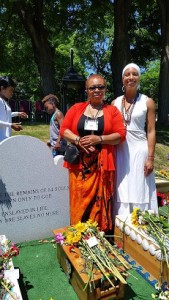 With elder Evelyn who tirelessly worked to make this project happen. 